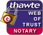 Thawte notary: seal